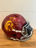 Chris Steele Signed USC Trojans Full Size Speed Helmet – JSA Certified
