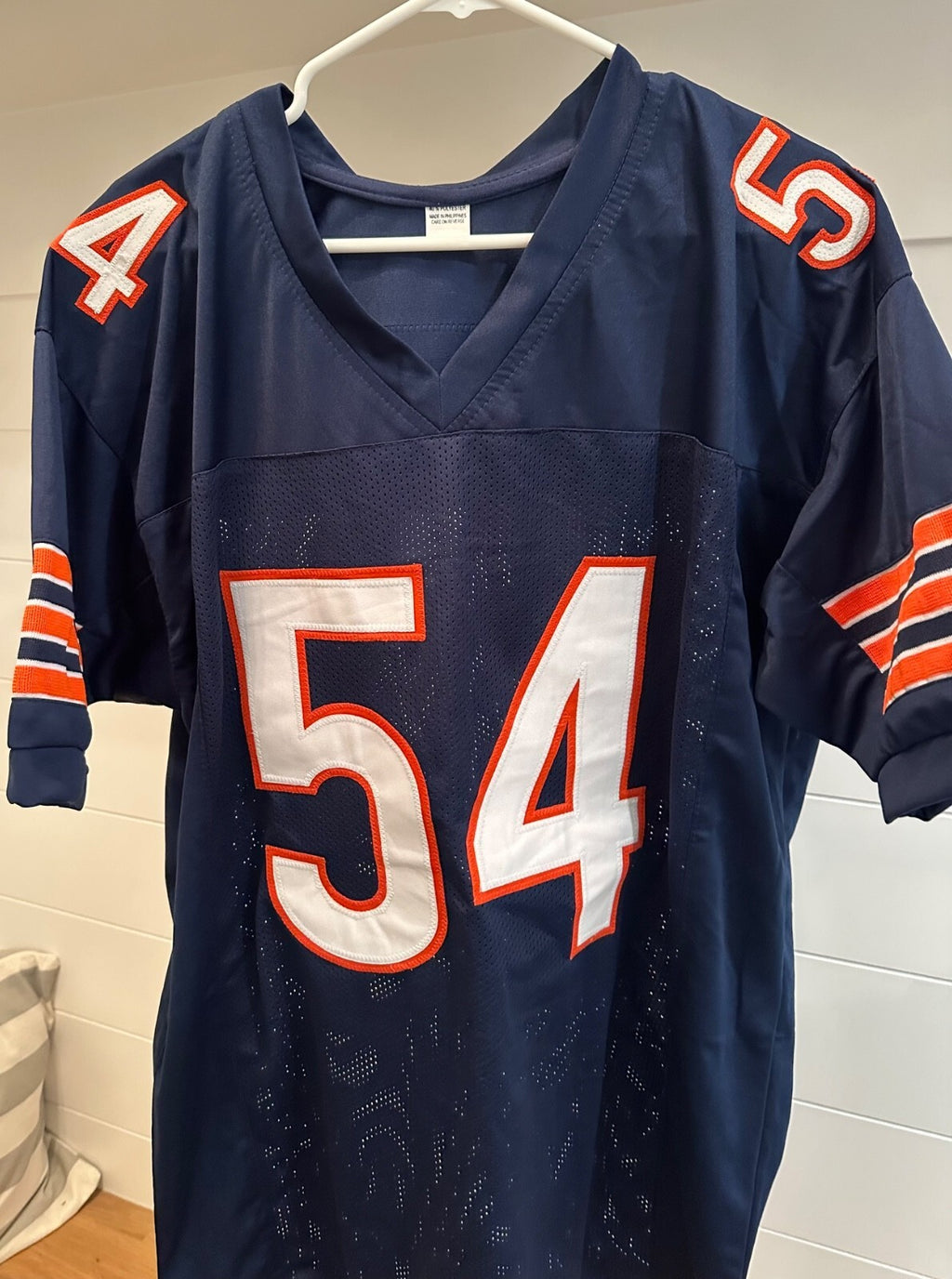 Brian Urlacher #54 Chicago Bears Navy Stitched Football Jersey XL