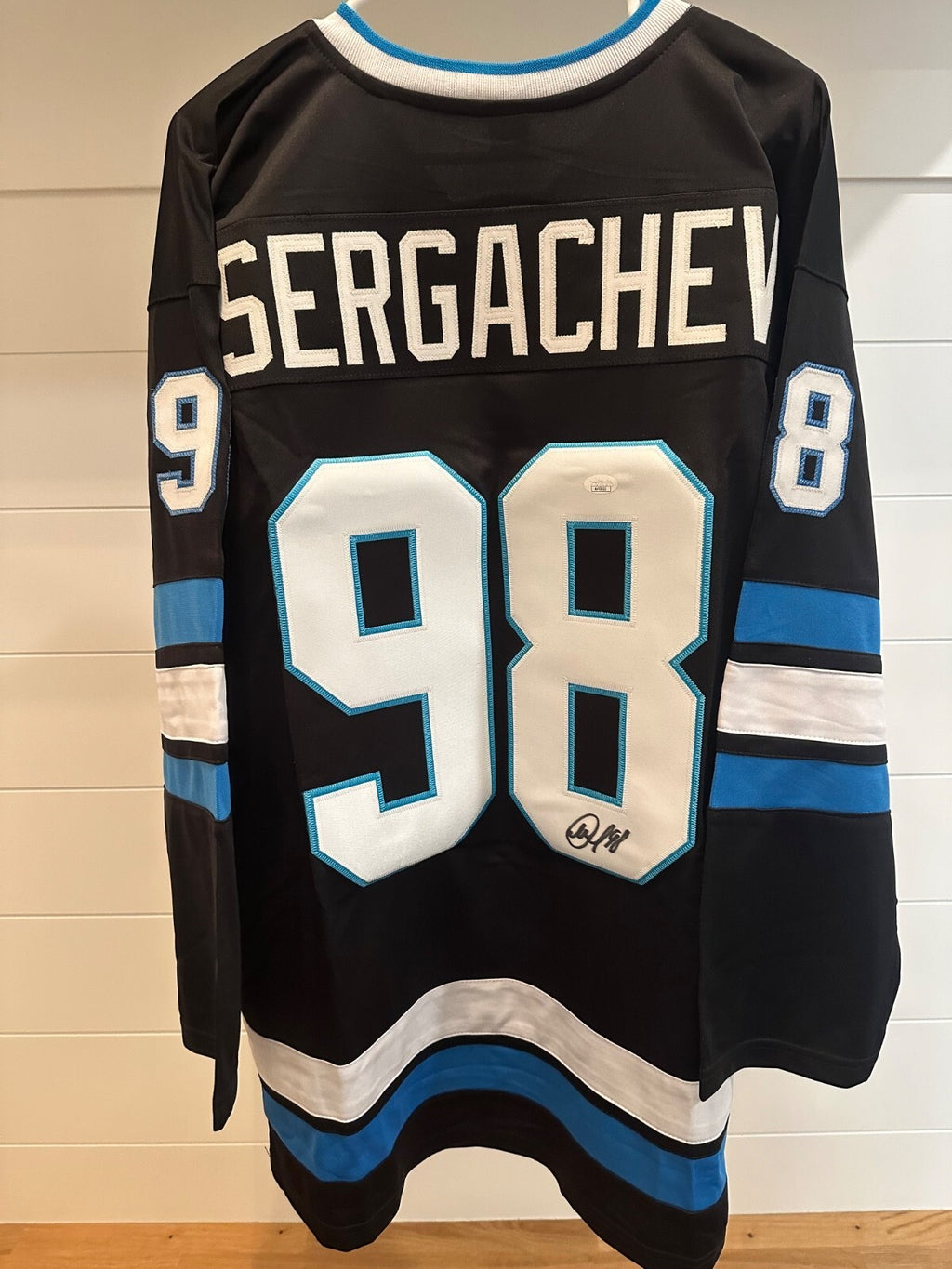 Mikhail Sergachev Signed Utah Hockey Jersey #98 – JSA Certified – XL