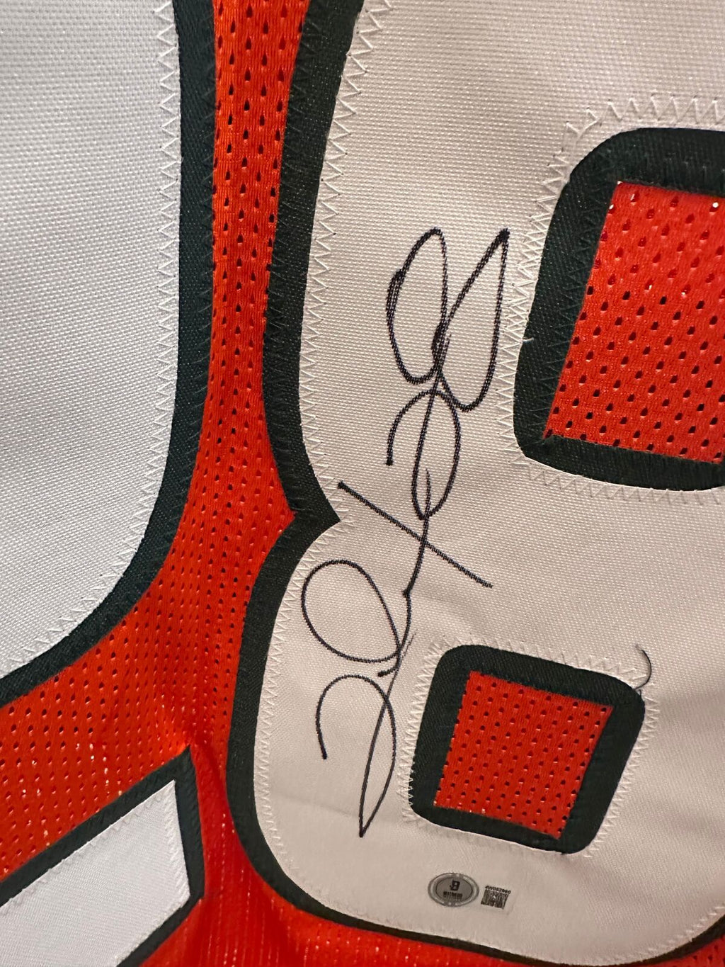 Clinton Portis Signed Miami Hurricanes Jersey – Beckett Witnessed