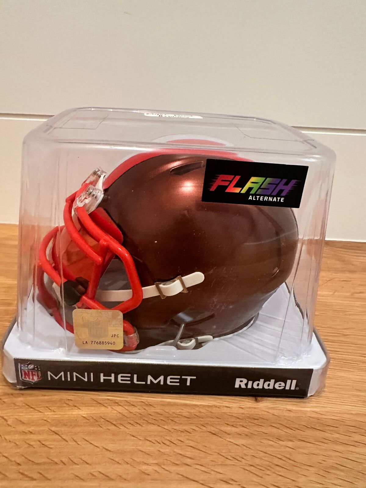 Elijah Moore Signed Cleveland Browns Flash Alternate Riddell Mini Helmet