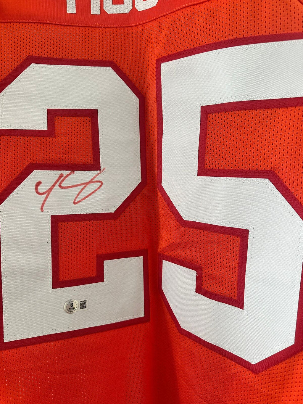 LeSean McCoy Signed Tampa Bay Buccaneers Creamsicle Jersey – Beckett Certified
