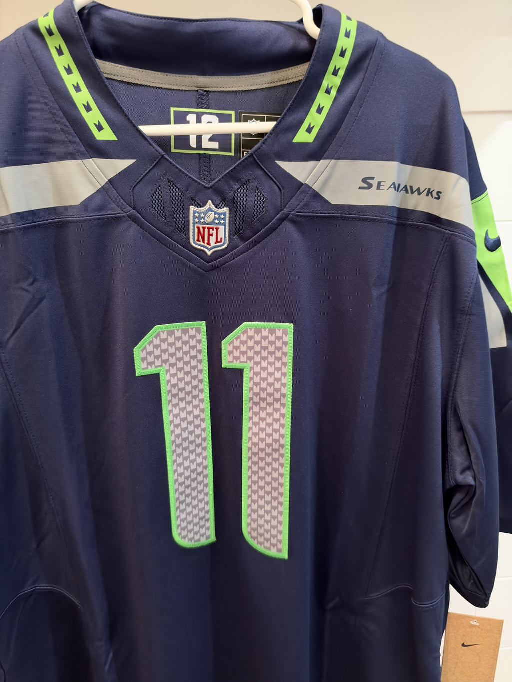 Jaxon Smith-Njigba Seahawks #11 Navy Stitched Jersey XL With Tags