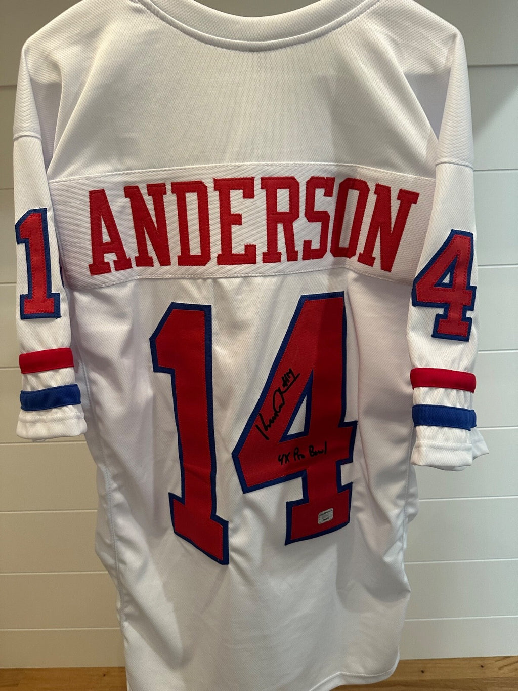 Ken Anderson Autographed Cincinnati Bengals Jersey – 4x Pro Bowl – COA