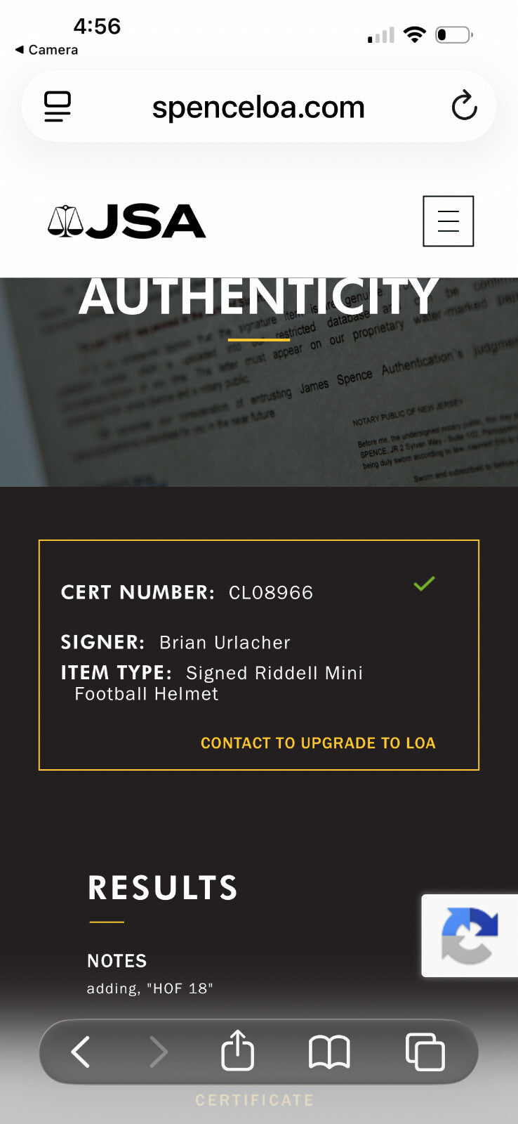 Brian Urlacher Signed Chicago Bears Mini Helmet – JSA COA HOF 18