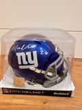 Antrel Rolle Signed New York Giants Mini Helmet with visor– Leaf Authenticated