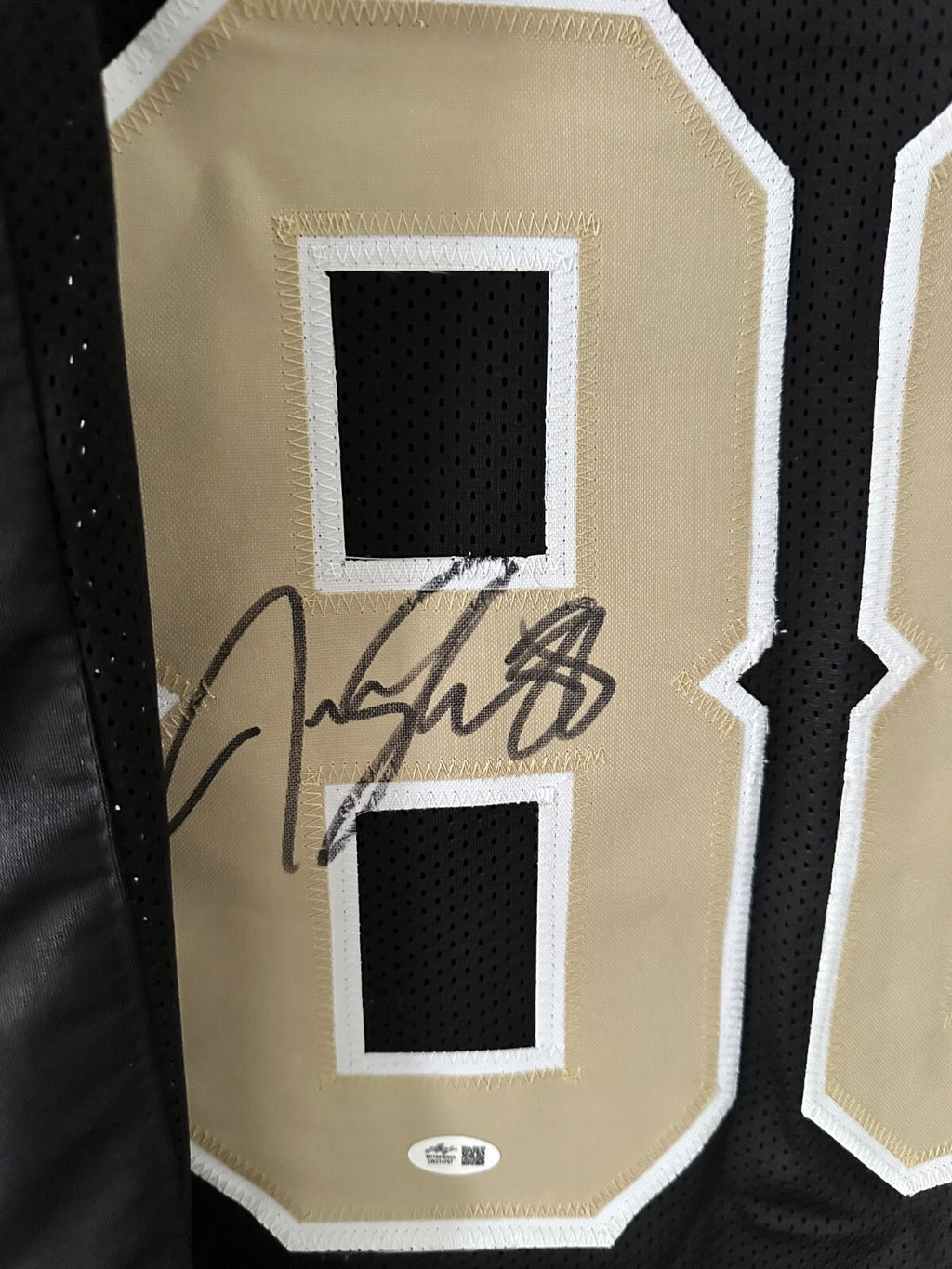 Jeremy Shockey Signed New Orleans Saints Jersey – Leaf Witnessed COA