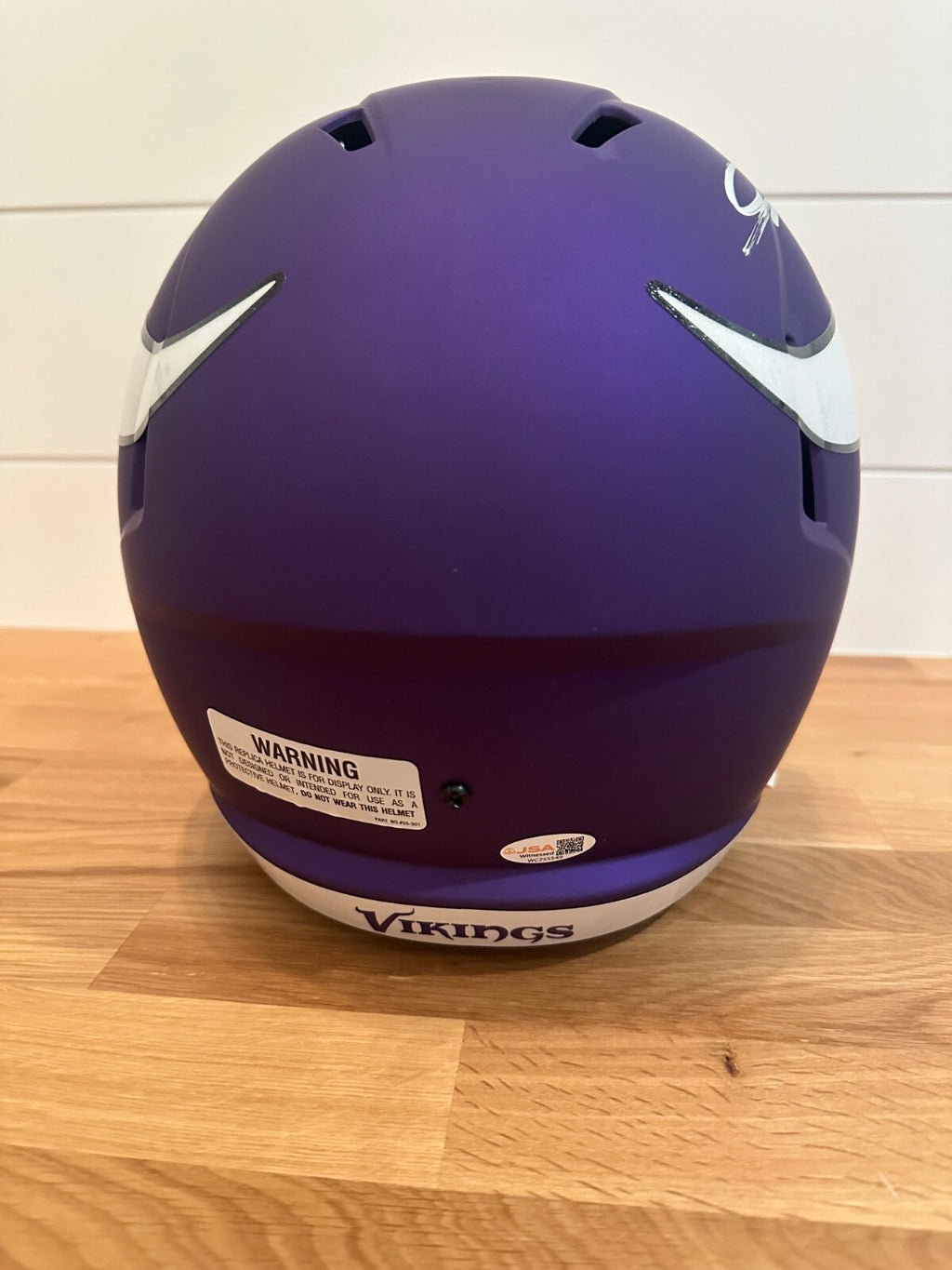 Jordan Addison Signed Minnesota Vikings Full-Size Speed Replica Helmet – “SKOL”