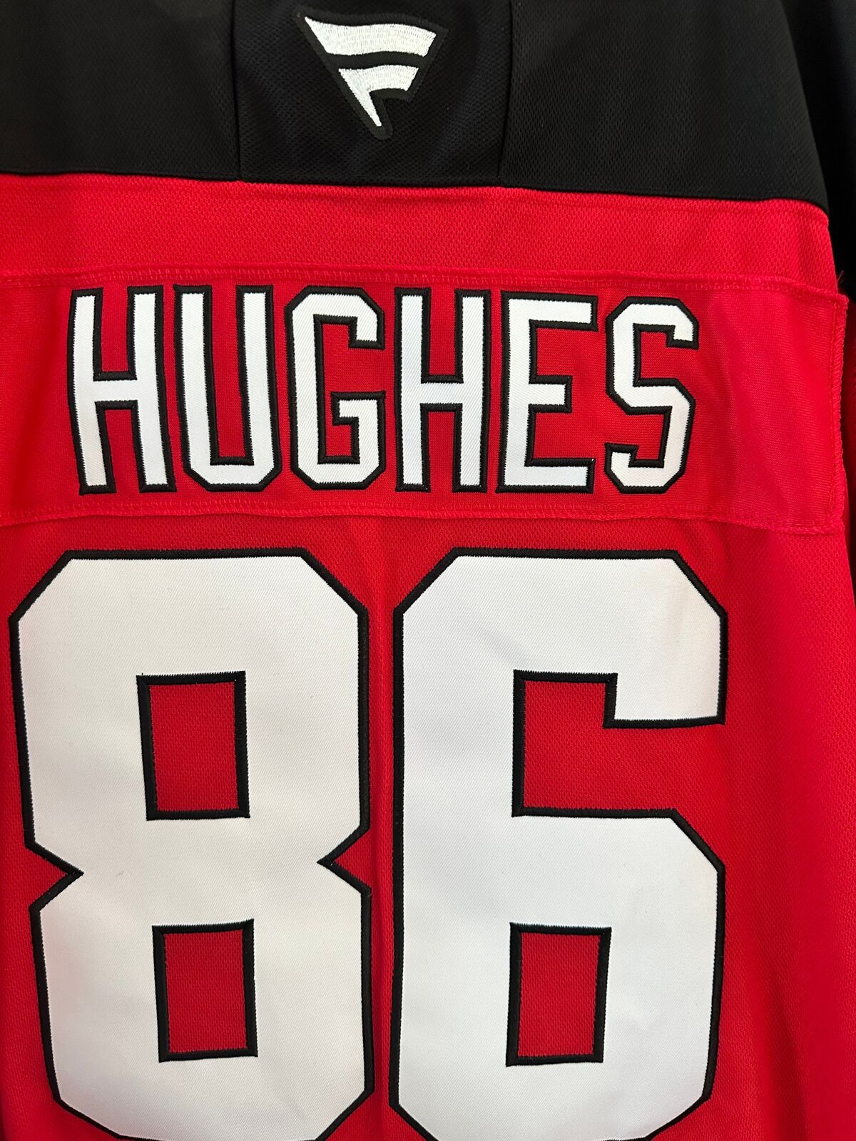 Jack Hughes #86 New Jersey Devils Fanatics Authentic Pro jersey, size 54.