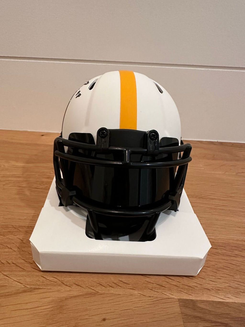 Pat Freiermuth Autographed Pittsburgh Steelers Lunar Eclipse Riddell Speed Mini-
