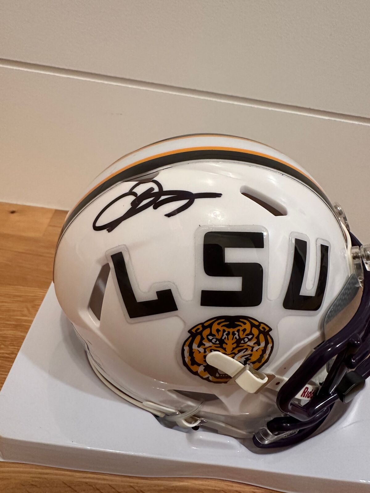 Odell Beckham Jr. Signed LSU Tigers Riddell Mini Helmet – Beckett Witnessed COA