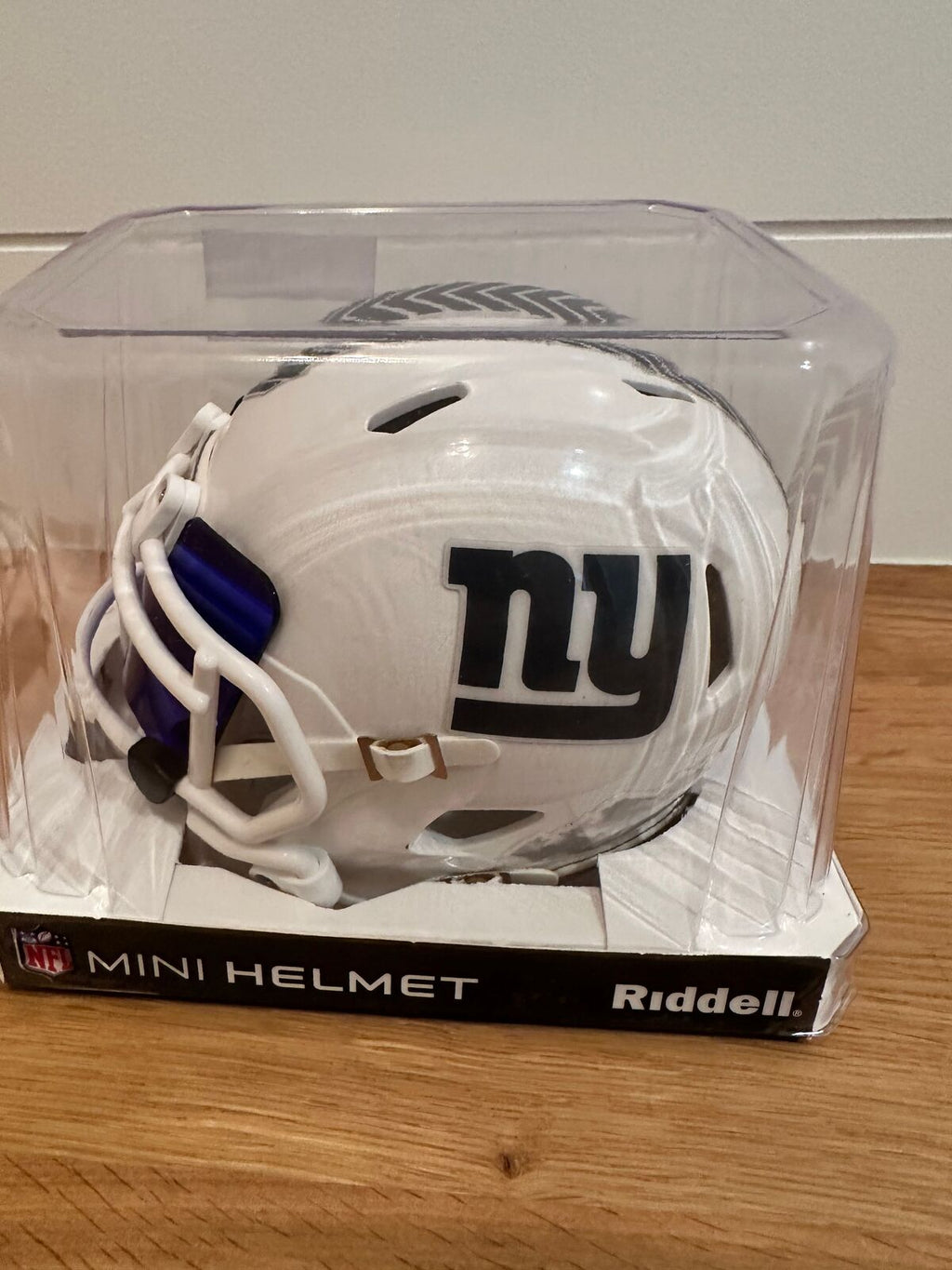 Antrel Rolle Signed NY Giants Salute to Service Mini Helmet — Leaf COA