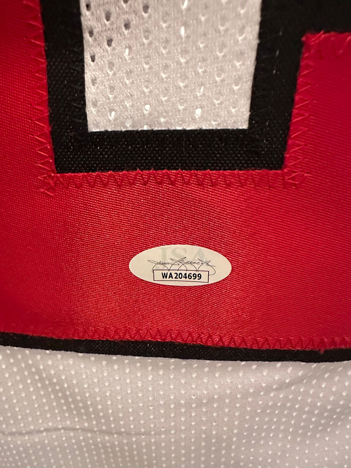 Jamal Anderson Signed Atlanta Falcons #32 Custom Jersey – JSA