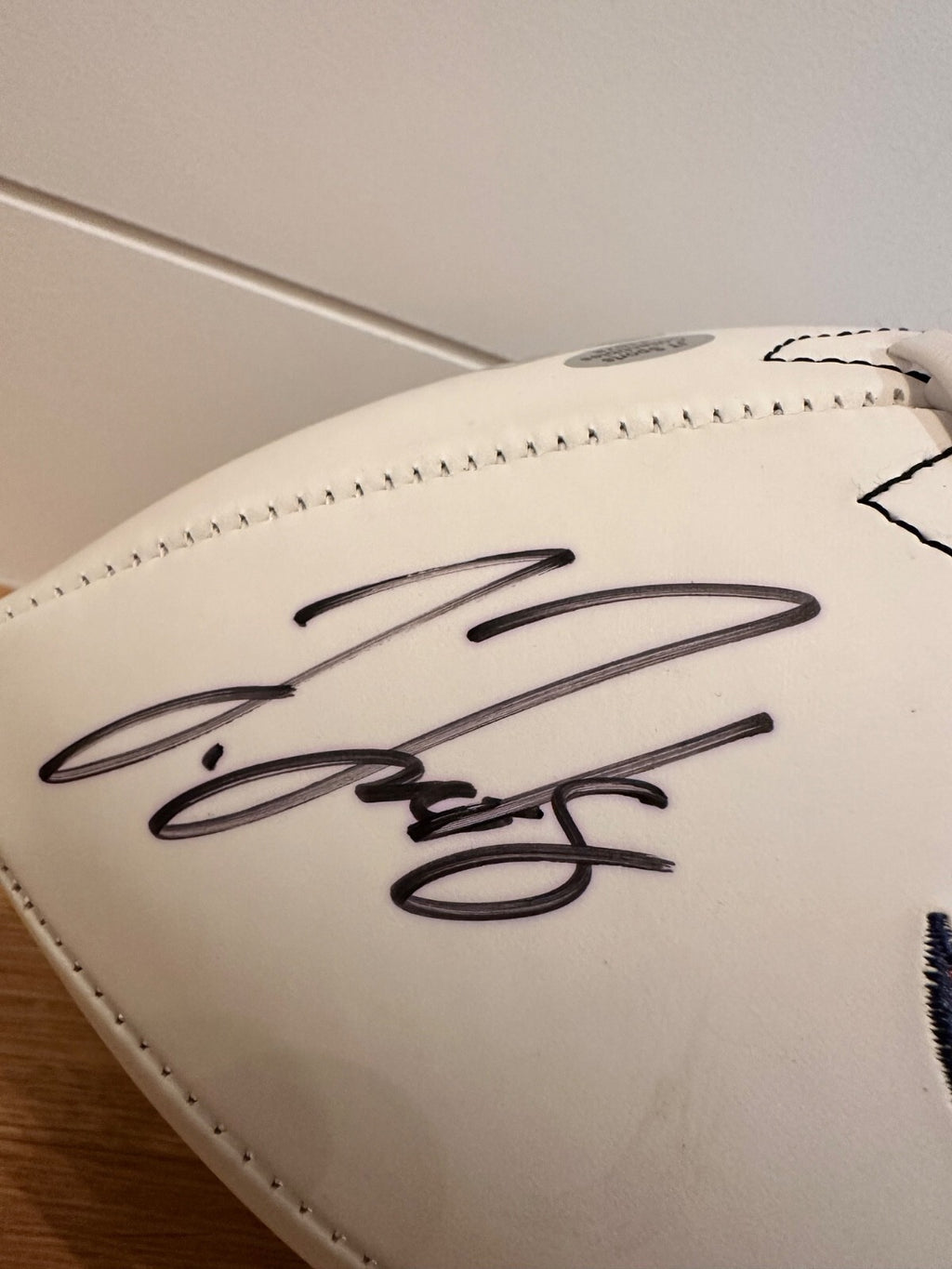 Jerry Jeudy Signed Denver Broncos Logo Football – Beckett Witness COA
