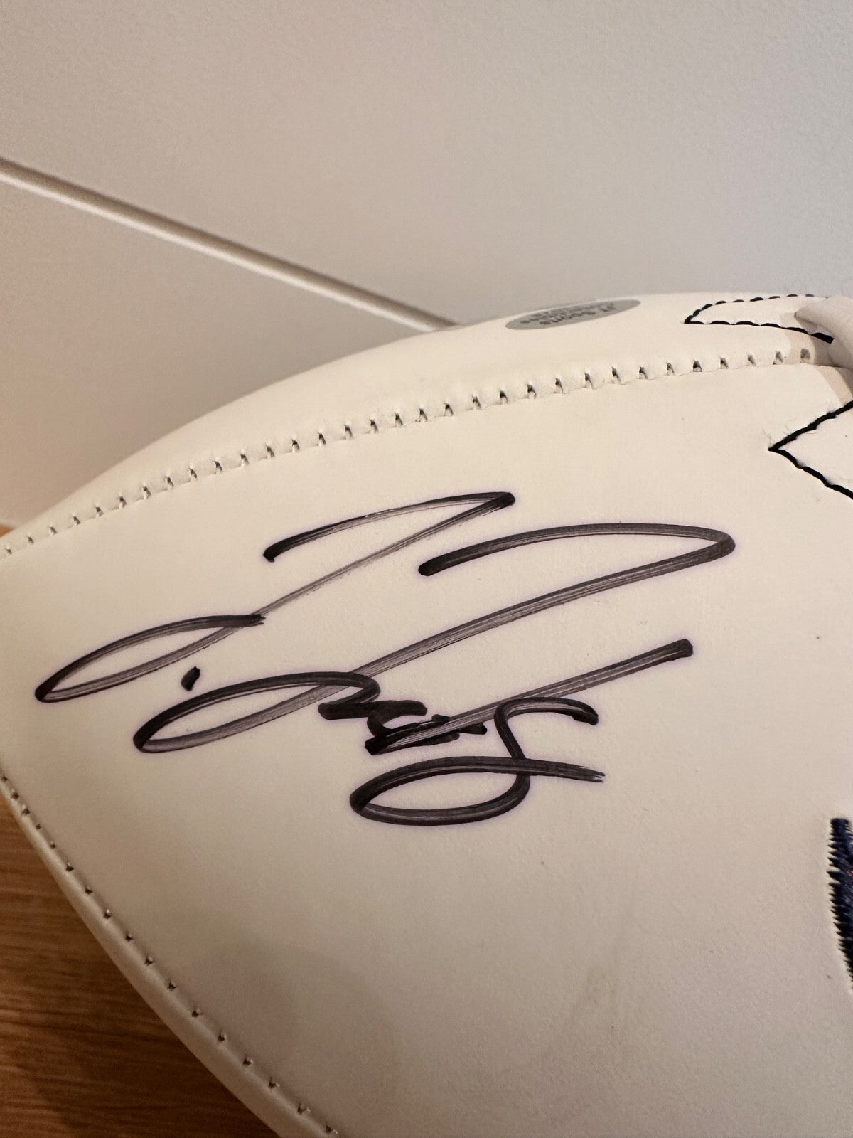 Jerry Jeudy Signed Denver Broncos Logo Football – Beckett Witness COA