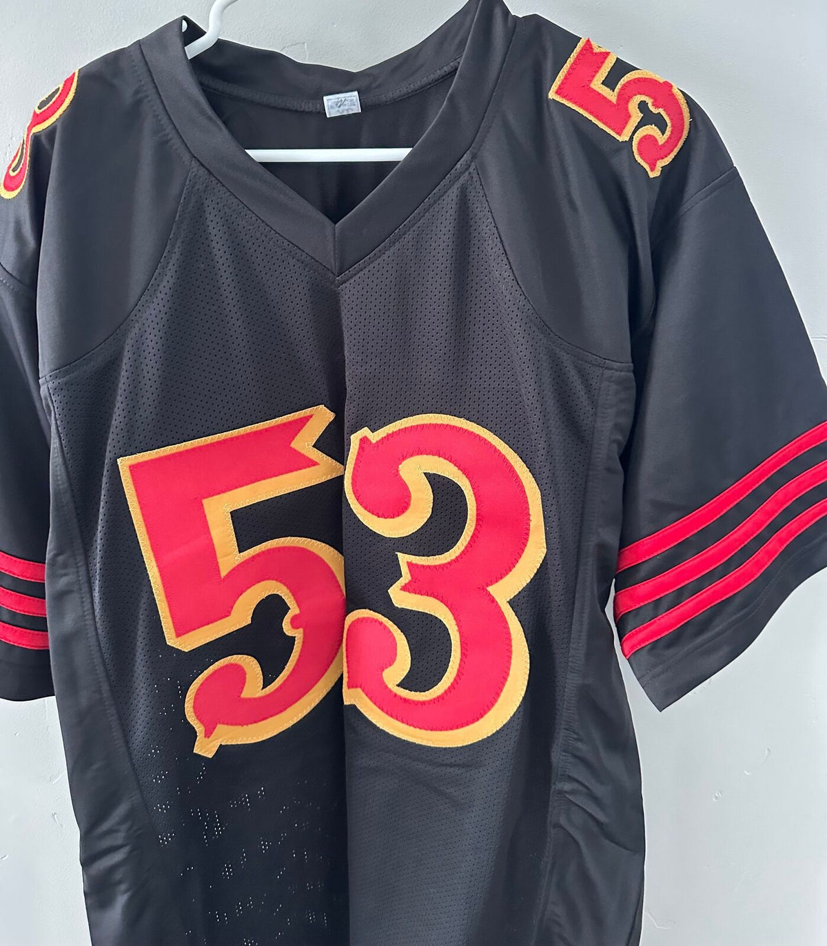 Dee Winters Signed 49ers Custom Jersey #53 – Beckett COA