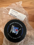 K’Andre Miller Signed Rangers Official Game Puck – Fanatics Authenticated
