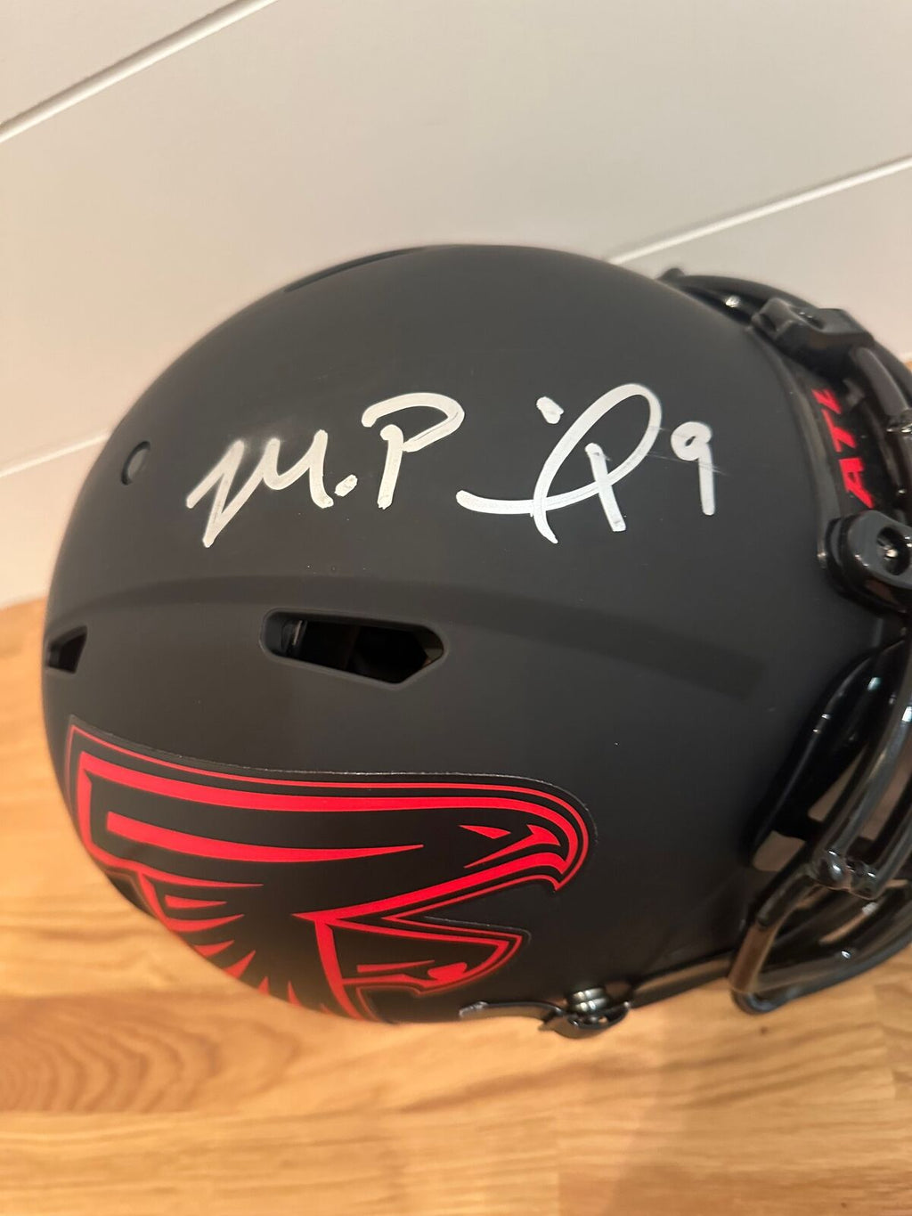 Michael Penix Jr. Signed Atlanta Falcons Eclipse Authentic Full-Size Helmet –