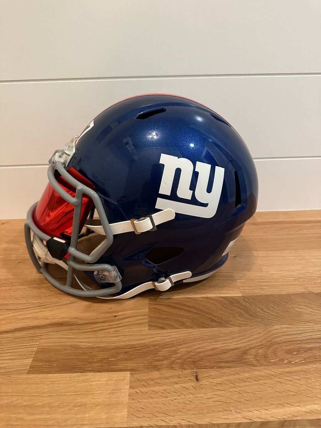 Dexter Lawrence Signed New York Giants Full-Size Riddell Replica Helmet –