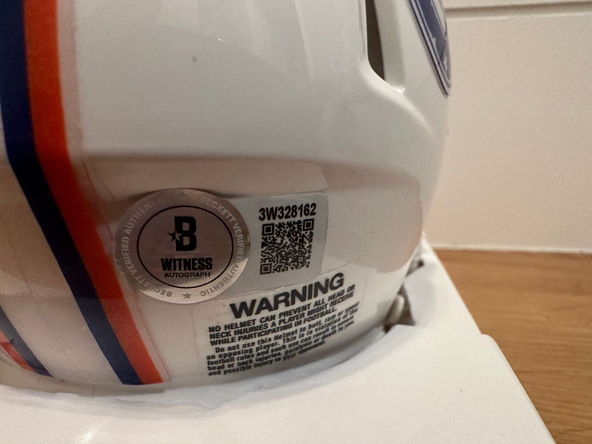 Ricky Pearsall Signed Florida Gators Stars & Stripes Riddell Speed Mini Helmet –