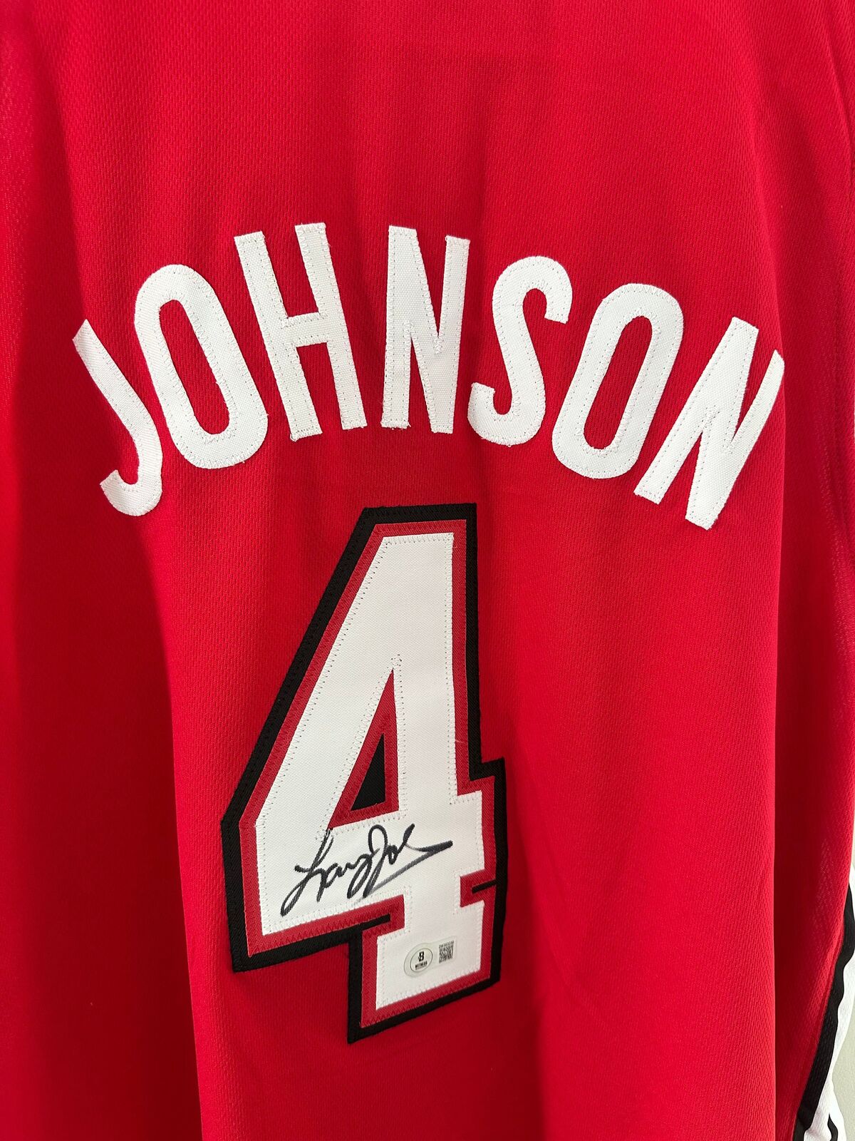 Signed Larry Johnson #4 UNLV Jersey – Beckett Authenticated
