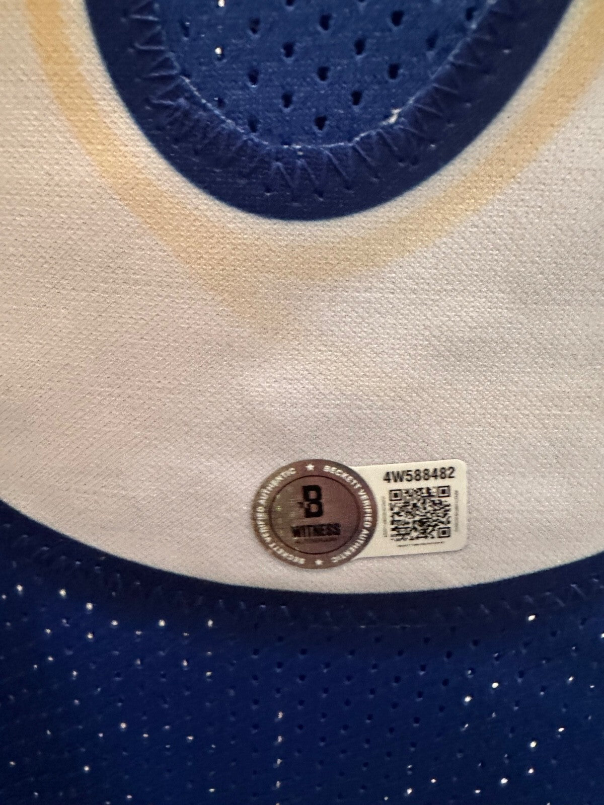 Aaron Donald Signed Los Angeles Rams #99 Blue Jersey – Beckett Witnessed