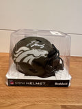 Jerry Jeudy Signed Denver Broncos Salute to Service Mini Helmet — Beckett COA