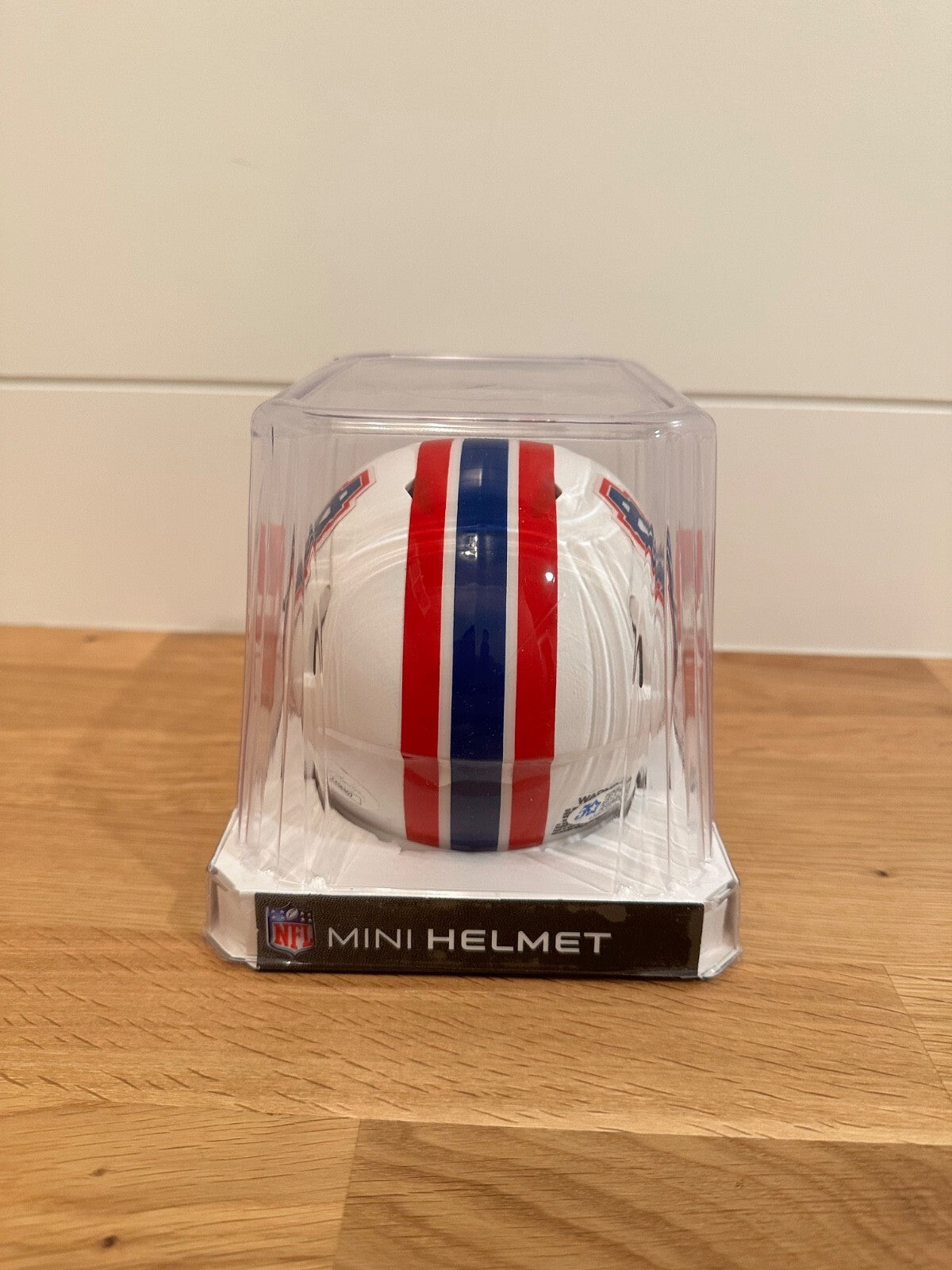 Warren Moon Signed Houston Oilers Riddell Mini Helmet JSA Certified HOF 06
