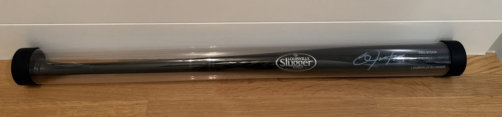 Bo Jackson Signed Louisville Slugger Black Pro Stock Bat JSA Witnessed With Case