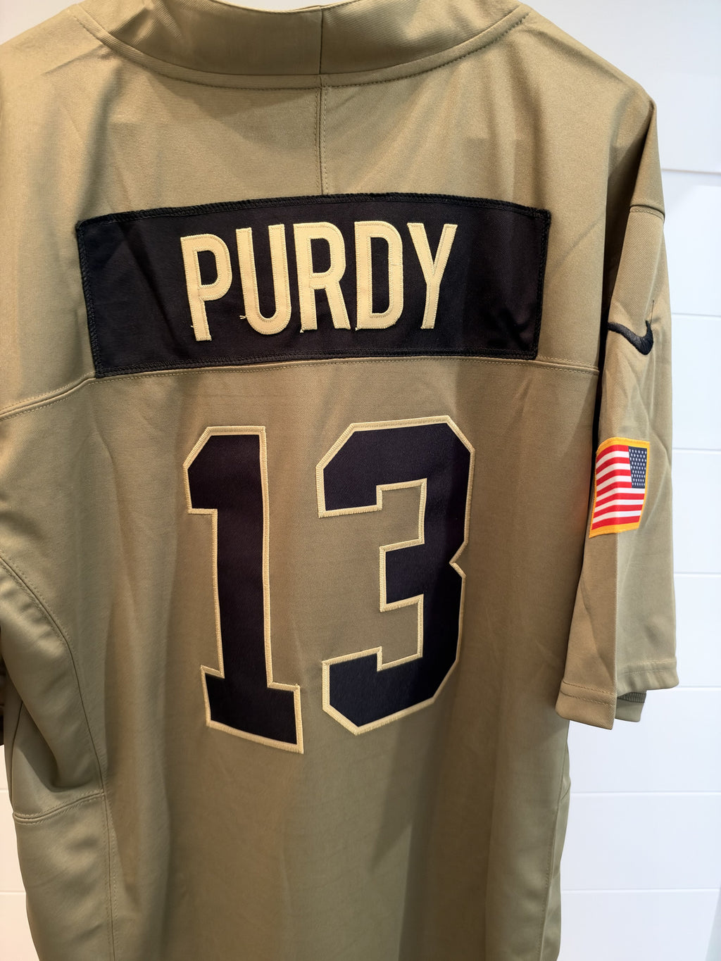 Brock Purdy San Francisco 49ers #13 Olive Football Jersey XL With Tags Unsigned