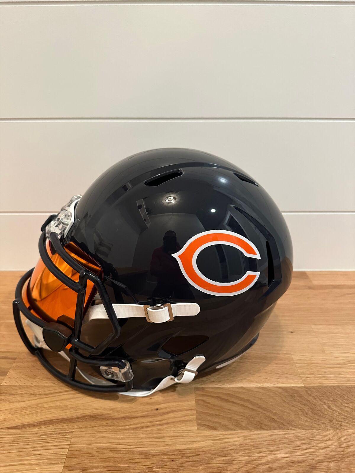 Jim McMahon Signed Chicago Bears Full-Size Riddell Speed Replica Helmet –