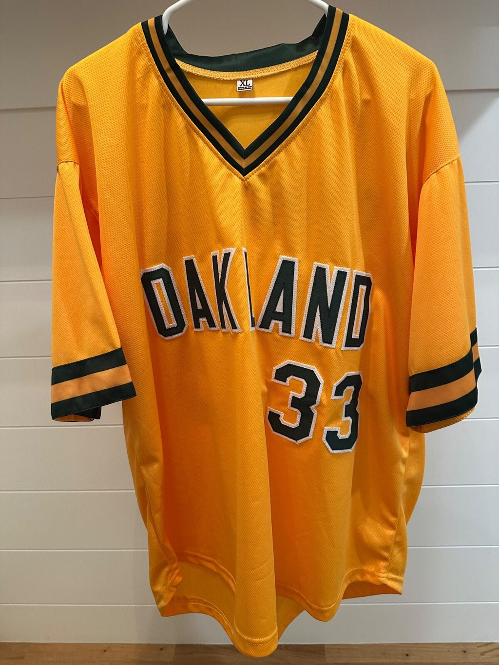 Jose Canseco Signed Oakland A’s #33 Jersey – 40/40 Inscription – JSA Witnessed