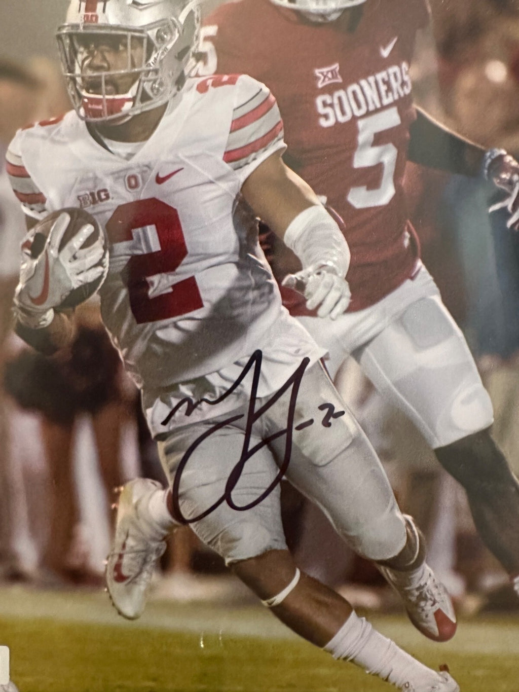 Marshon Lattimore Signed Ohio State Buckeyes 8x10 Photo – Beckett BAS