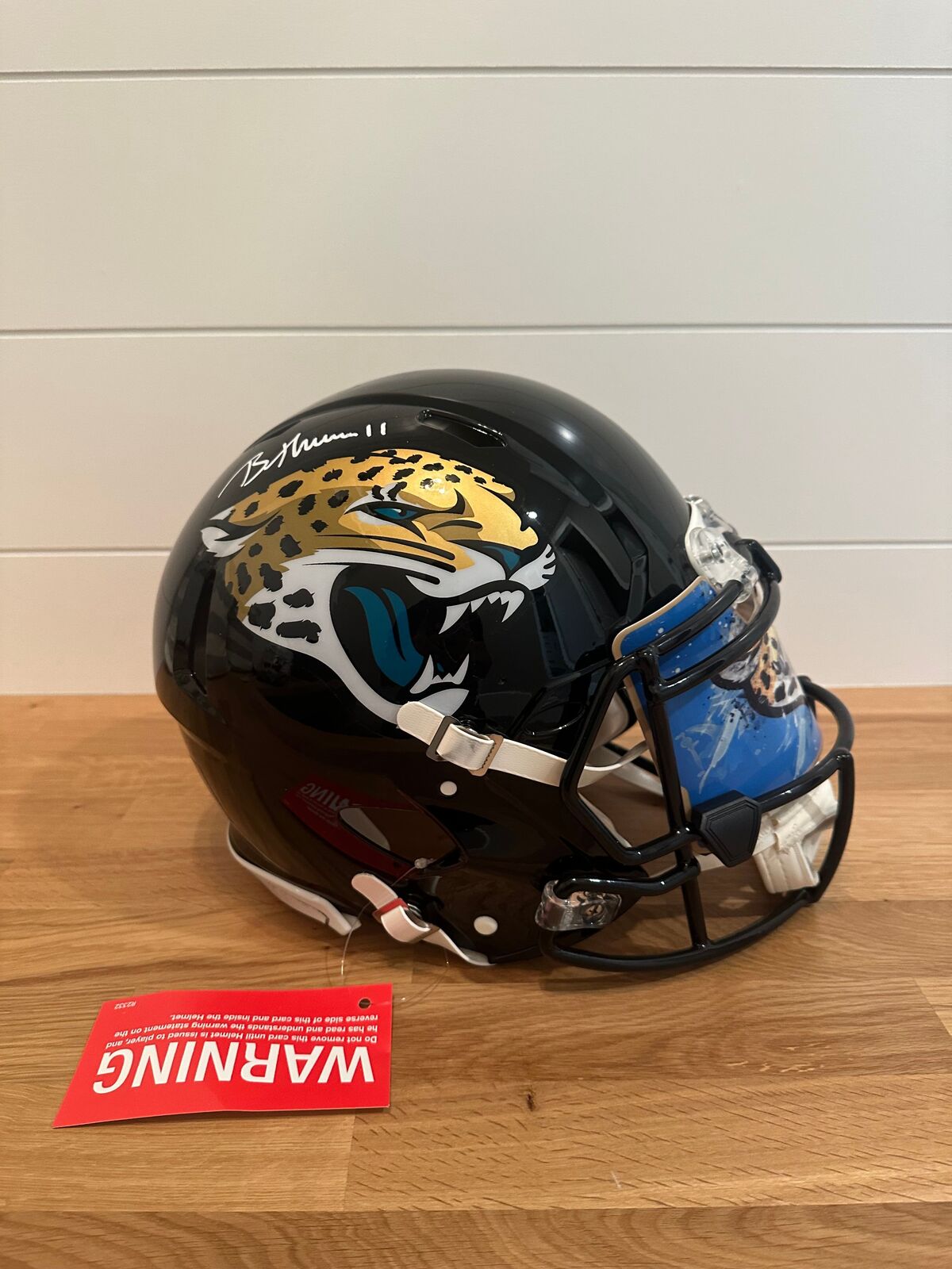 Brian Thomas Jr. Signed Jacksonville Jaguars Riddell Authentic FullSize Helmet