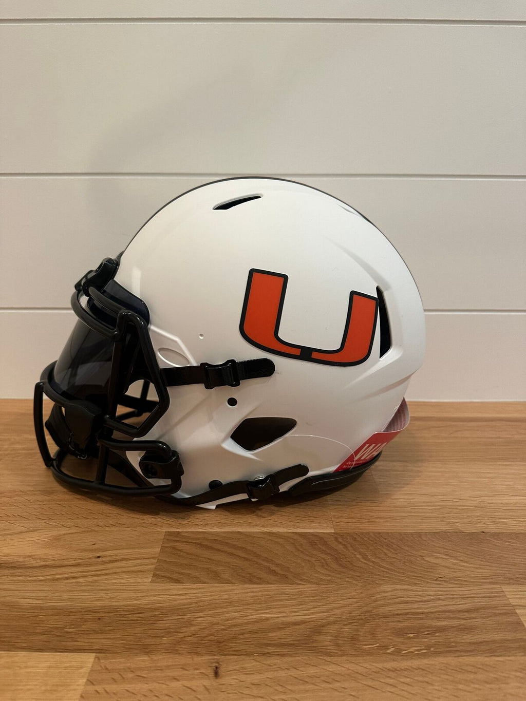 Clinton Portis Signed Miami Hurricanes Full-Size Riddell Authentic Helmet – PSA