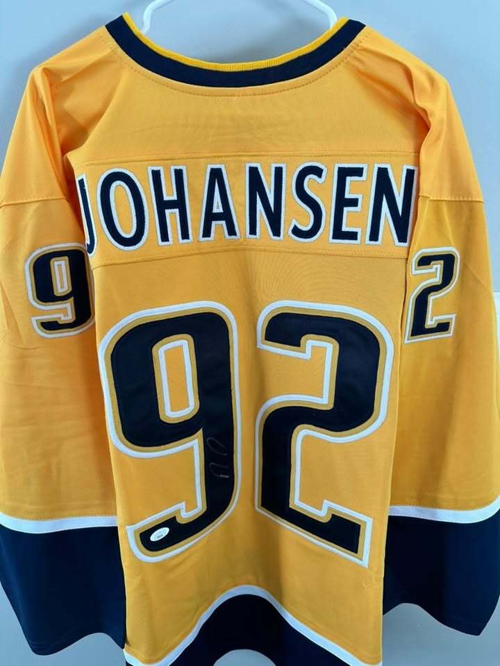 Ryan Johansen Signed Nashville Predators Jersey – JSA Authenticated