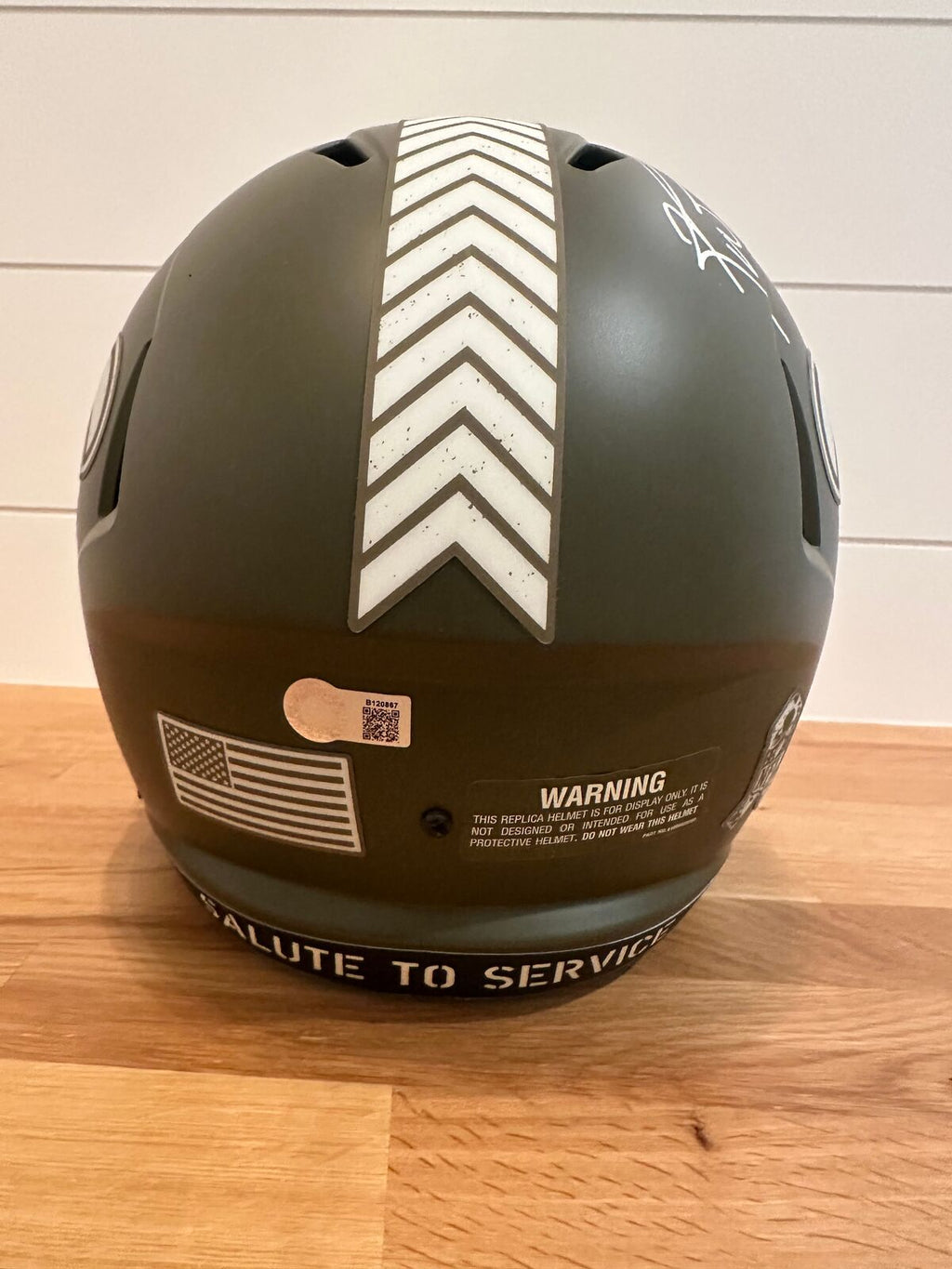 Ricky Williams Signed New Orleans Saints STS Full-Size Replica Helmet