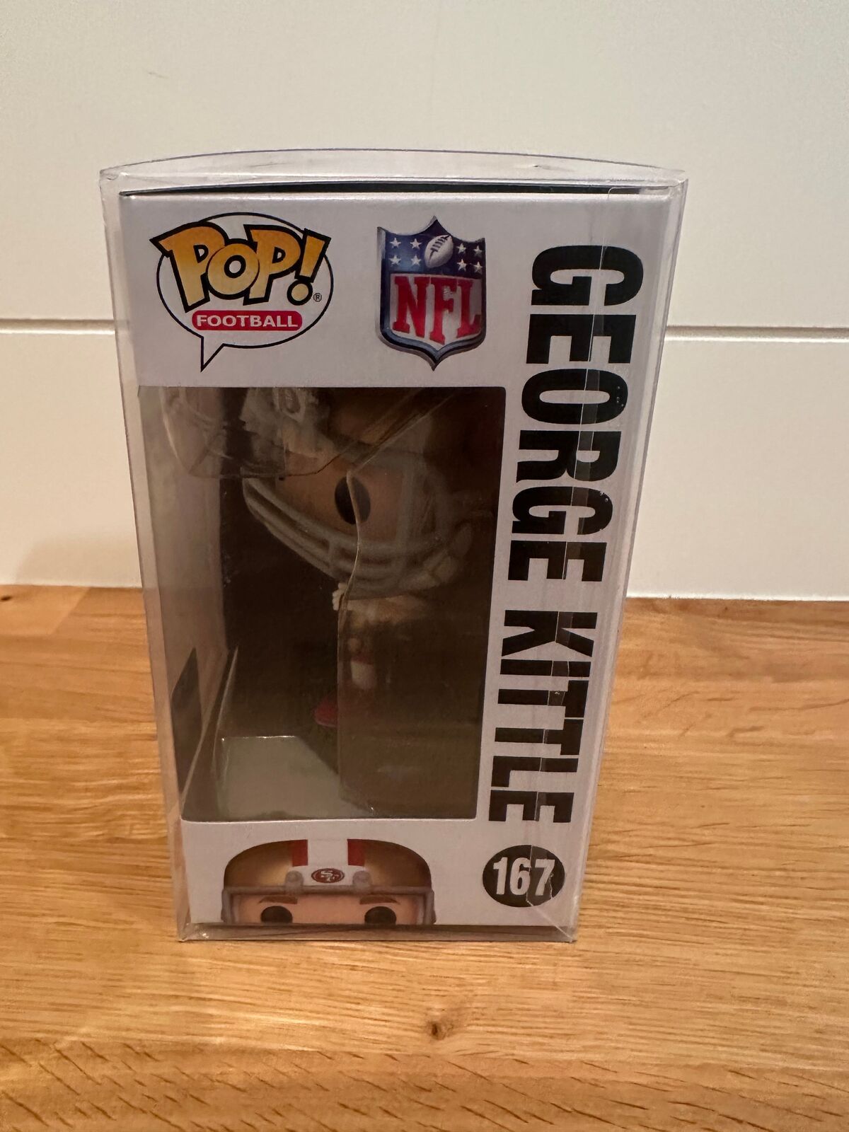 George Kittle Funko Pop! Football #167 – San Francisco 49ers – w/ Protector