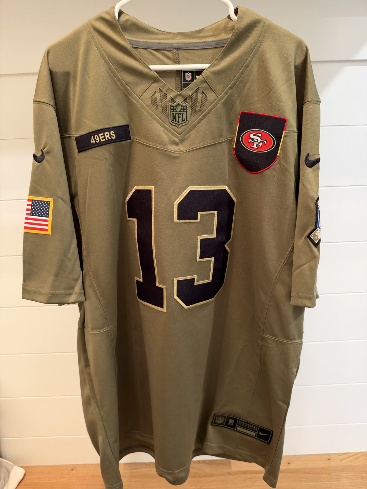 Brock Purdy 49ers #23 Olive Stitched Football Jersey XL With Tags