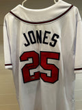 Andruw Jones Signed Atlanta Braves Jersey — Beckett Witness Certified