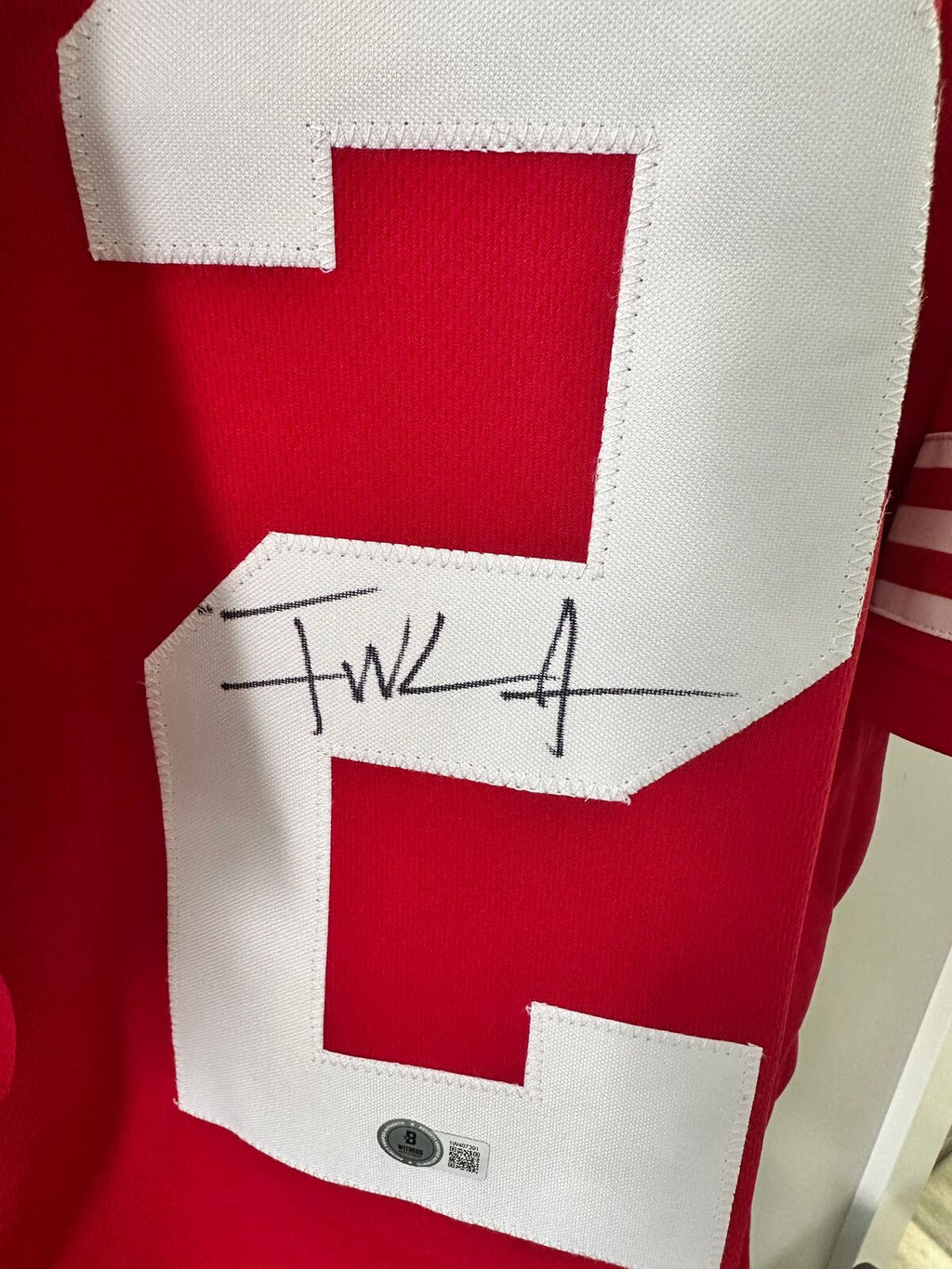 Frank Gore 49ers Signed Jersey – Beckett Witnessed Certified