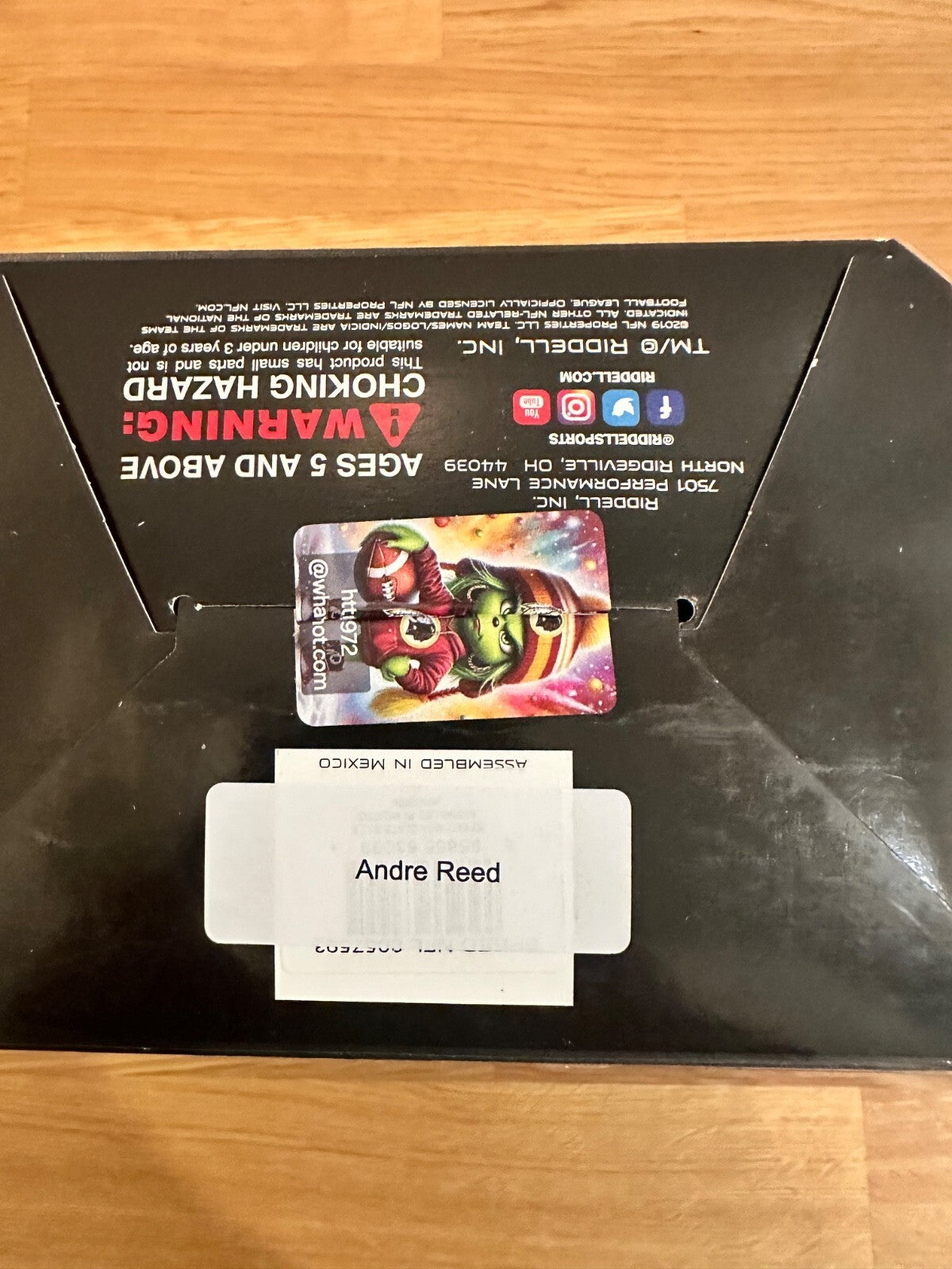 Andre Reed Signed Buffalo Bills Slate Mini Helmet with visor– JSA Witnessed