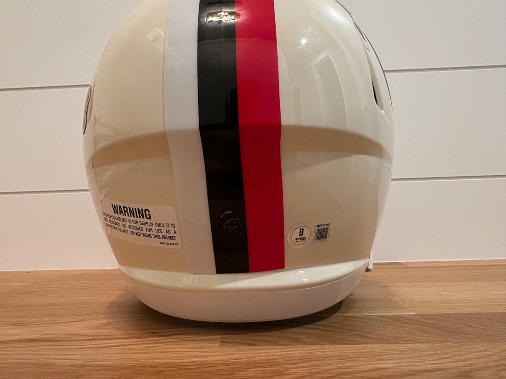 Bijan Robinson Signed Falcons Full-Size Replica Helmet – Beckett