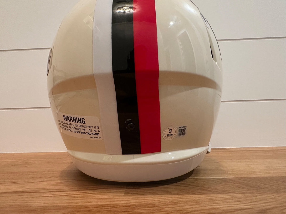 Bijan Robinson Signed Falcons Full-Size Replica Helmet – Beckett