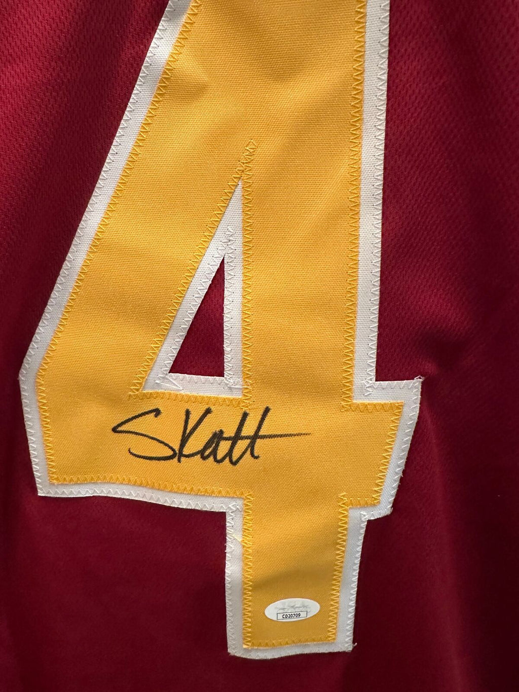 Cam Skattebo Signed Arizona State #4 Jersey – JSA Certified Description