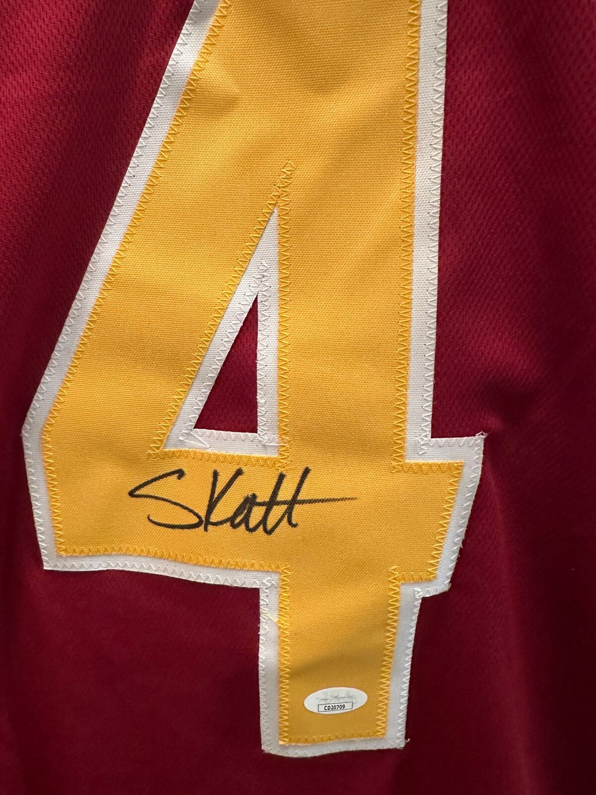 Cam Skattebo Signed Arizona State #4 Jersey – JSA Certified Description