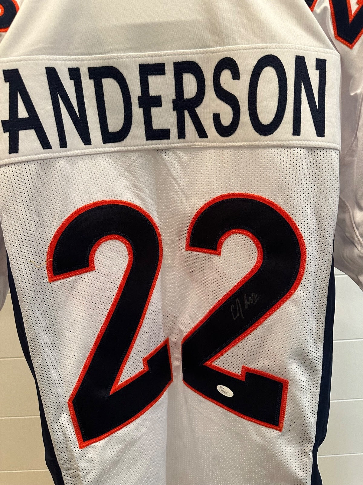 C.J. Anderson Signed Denver Broncos #22 Jersey – JSA Certified