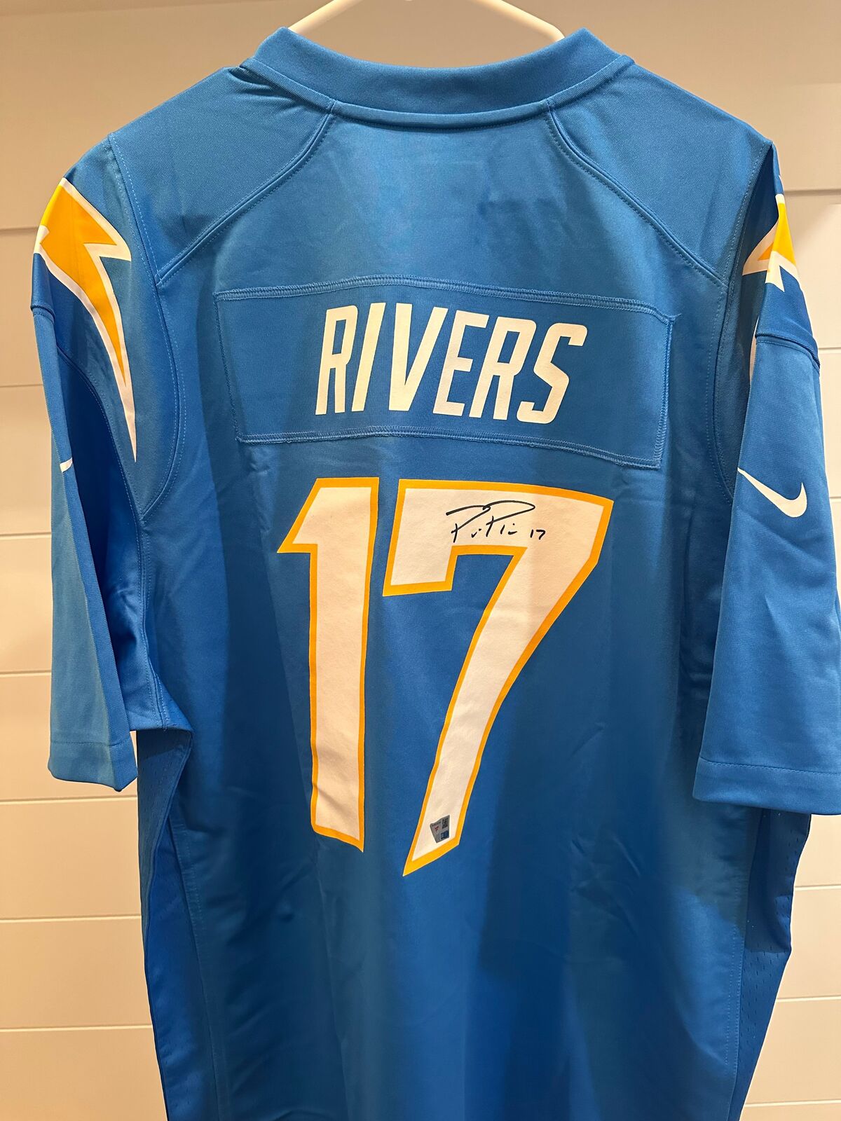 Philip Rivers Signed Los Angeles Chargers Nike Powder Blue Jersey – Fanatics