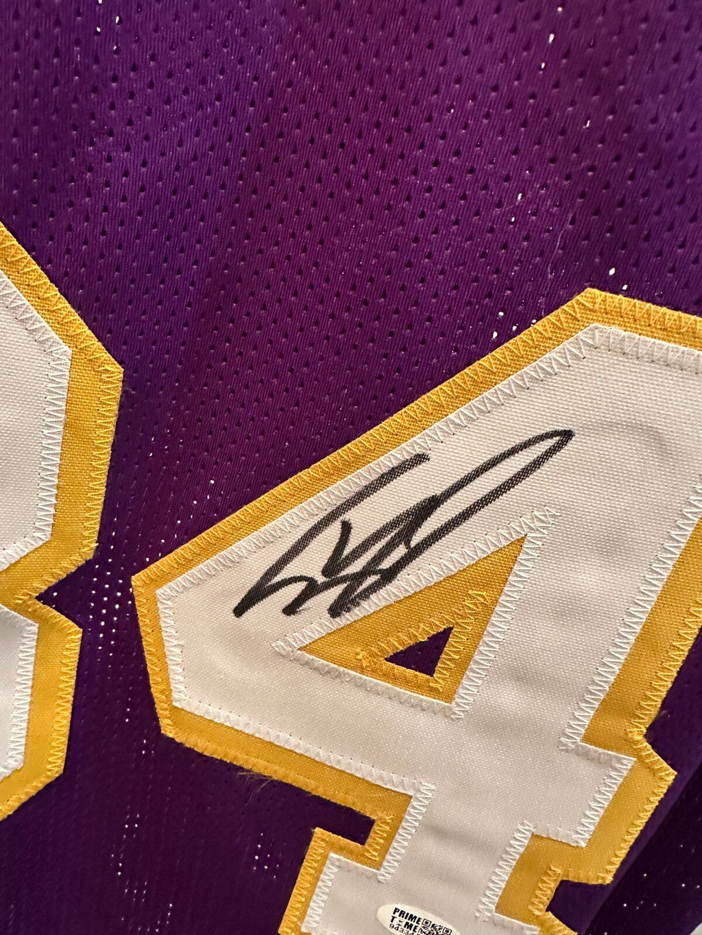 Shaquille O’Neal Signed Los Angeles Lakers #34 Purple Jersey – Prime Time COI