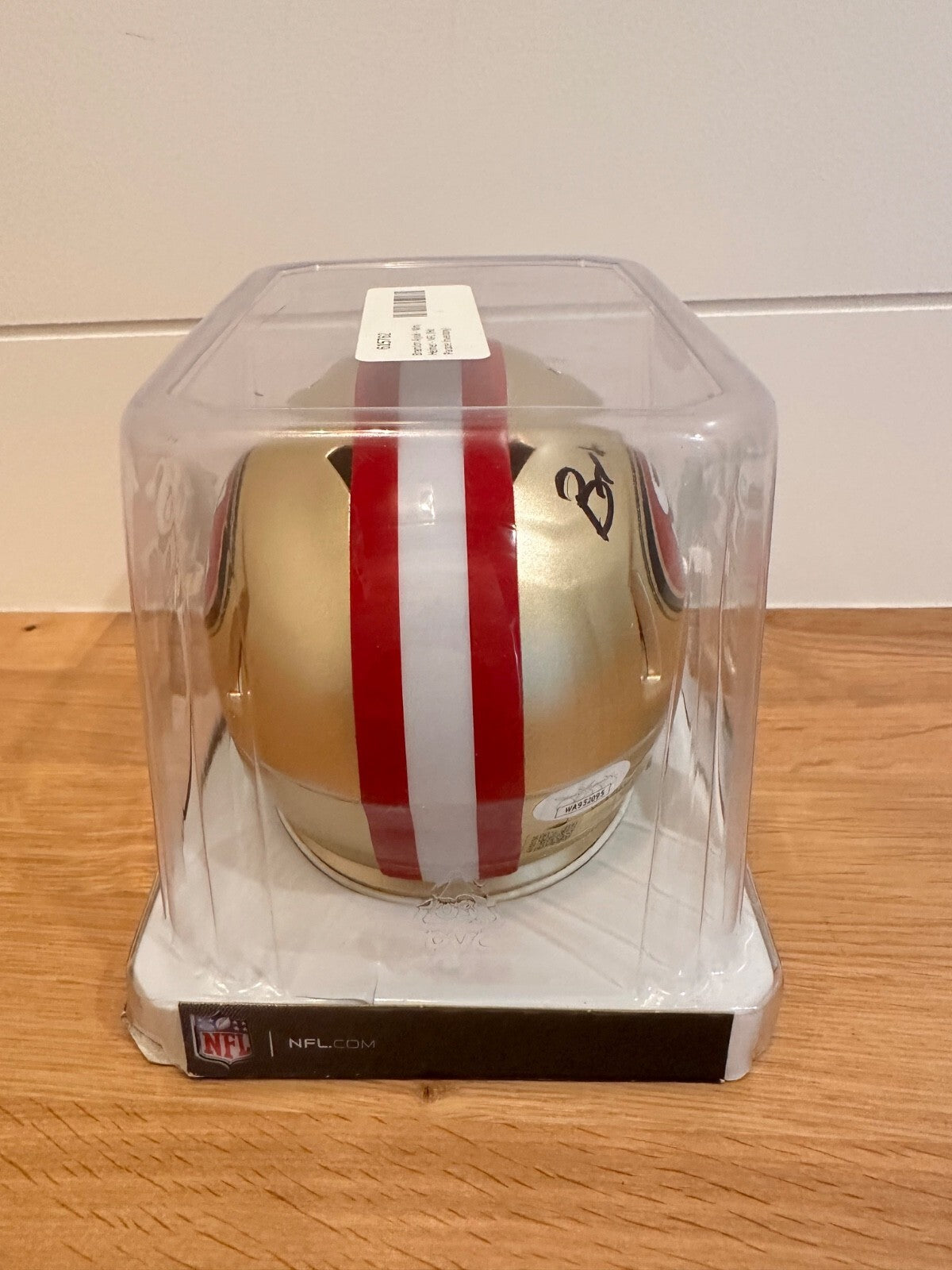 Brandon Aiyuk Signed 49ers Speed Mini Helmet – JSA & PIA COA